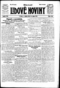 Lidov noviny z 18.8.1917, edice 1, strana 1