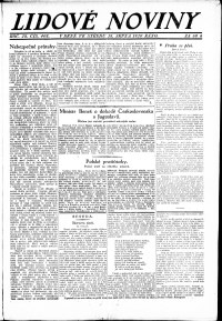 Lidov noviny z 18.8.1920, edice 1, strana 1