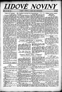 Lidov noviny z 18.8.1922, edice 2, strana 1