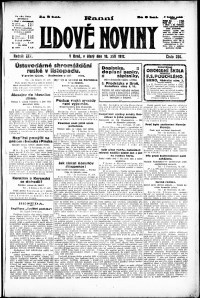 Lidov noviny z 18.9.1917, edice 1, strana 1