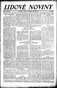 Lidov noviny z 18.9.1923, edice 2, strana 1
