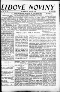 Lidov noviny z 18.9.1930, edice 1, strana 1