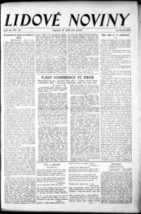 Lidov noviny z 18.9.1932, edice 1, strana 1