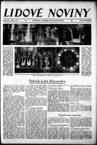 Lidov noviny z 18.10.1934, edice 2, strana 1