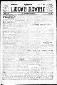 Lidov noviny z 18.12.1919, edice 2, strana 1