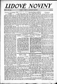 Lidov noviny z 18.12.1923, edice 1, strana 1