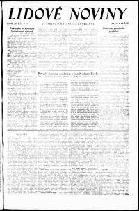 Lidov noviny z 19.3.1924, edice 2, strana 1
