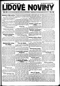 Lidov noviny z 19.4.1917, edice 2, strana 1
