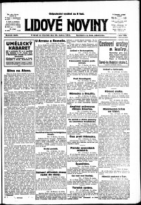Lidov noviny z 19.4.1917, edice 3, strana 1