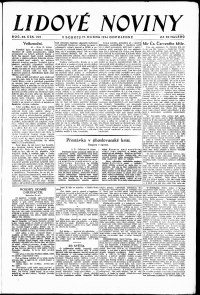 Lidov noviny z 19.4.1924, edice 2, strana 1