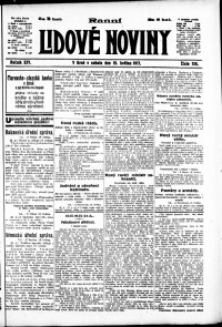 Lidov noviny z 19.5.1917, edice 1, strana 1