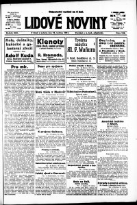 Lidov noviny z 19.5.1917, edice 3, strana 1
