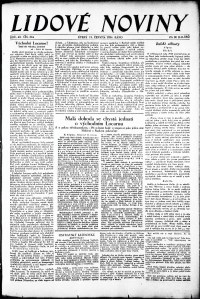 Lidov noviny z 19.6.1934, edice 1, strana 1