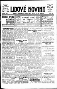 Lidov noviny z 19.7.1917, edice 3, strana 1