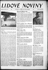 Lidov noviny z 19.9.1932, edice 2, strana 1