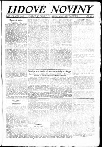 Lidov noviny z 19.10.1920, edice 2, strana 1