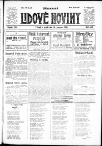 Lidov noviny z 19.12.1915, edice 1, strana 1