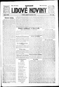 Lidov noviny z 19.12.1919, edice 2, strana 1