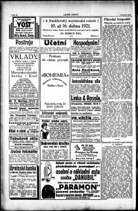 Lidov noviny z 20.2.1921, edice 1, strana 14