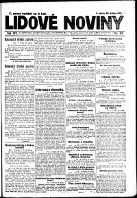 Lidov noviny z 20.4.1917, edice 2, strana 1
