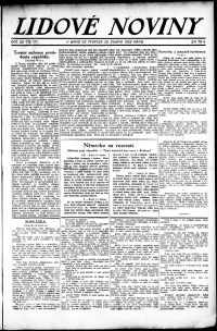 Lidov noviny z 20.4.1922, edice 2, strana 1