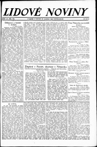 Lidov noviny z 20.4.1923, edice 2, strana 1