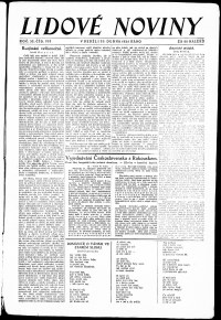 Lidov noviny z 20.4.1924, edice 1, strana 1
