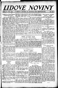 Lidov noviny z 20.5.1921, edice 3, strana 1