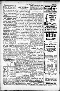 Lidov noviny z 20.5.1922, edice 2, strana 6
