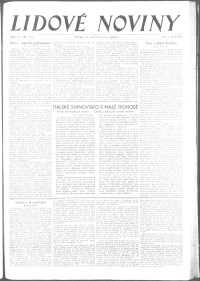 Lidov noviny z 20.5.1932, edice 1, strana 1