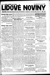 Lidov noviny z 20.6.1917, edice 2, strana 1