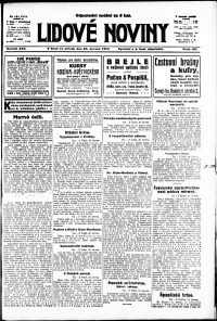Lidov noviny z 20.6.1917, edice 3, strana 1