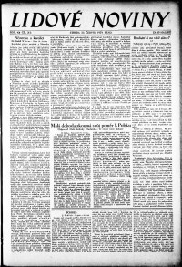 Lidov noviny z 20.6.1934, edice 2, strana 1