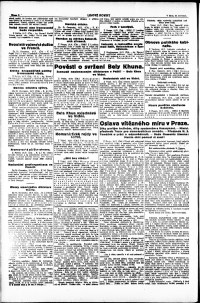 Lidov noviny z 20.7.1919, edice 1, strana 1