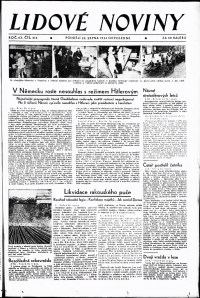 Lidov noviny z 20.8.1934, edice 2, strana 1