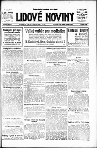 Lidov noviny z 20.9.1917, edice 1, strana 1