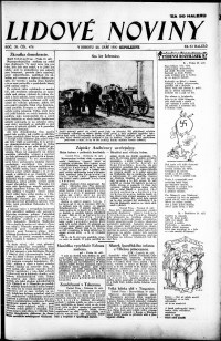 Lidov noviny z 20.9.1930, edice 2, strana 1