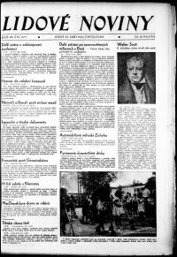 Lidov noviny z 20.9.1932, edice 2, strana 1