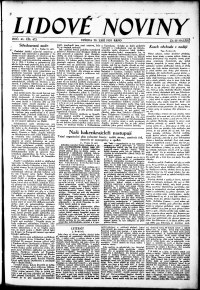 Lidov noviny z 20.9.1933, edice 2, strana 1