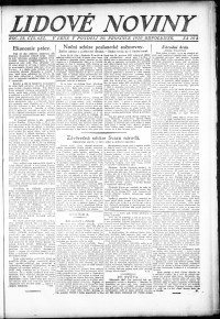 Lidov noviny z 20.12.1920, edice 3, strana 1