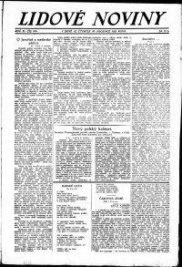 Lidov noviny z 20.12.1923, edice 1, strana 1