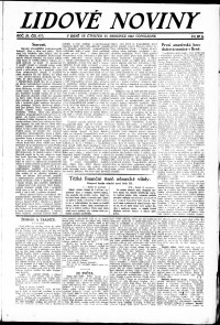 Lidov noviny z 20.12.1923, edice 2, strana 1