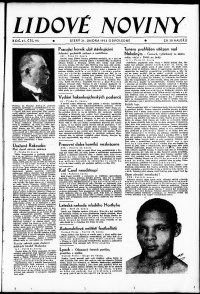 Lidov noviny z 21.2.1933, edice 2, strana 1