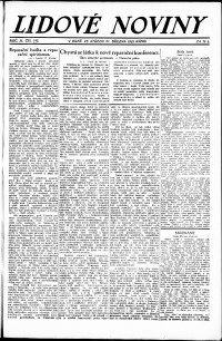 Lidov noviny z 21.3.1923, edice 2, strana 1