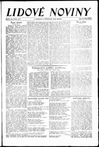 Lidov noviny z 21.3.1924, edice 1, strana 1