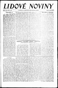 Lidov noviny z 21.3.1924, edice 2, strana 1