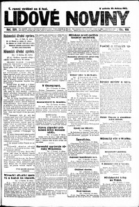 Lidov noviny z 21.4.1917, edice 2, strana 1