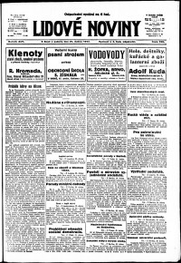 Lidov noviny z 21.4.1917, edice 3, strana 1
