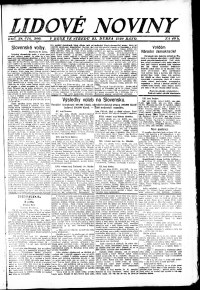 Lidov noviny z 21.4.1920, edice 1, strana 1