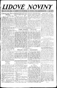 Lidov noviny z 21.4.1921, edice 3, strana 1